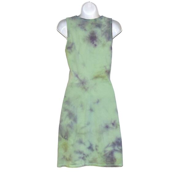 A8 Auth PATAGONIA Aqua Motif Stretch Organic Cotton Blend Tank Dress Size XS - Picture 3 of 8